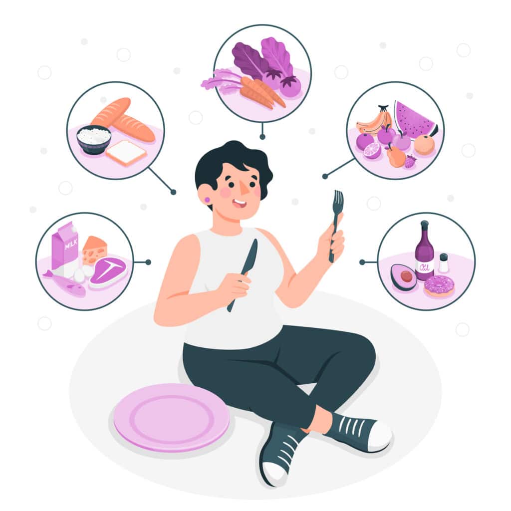 Portion control with traditional Pakistani foods for healthy diet