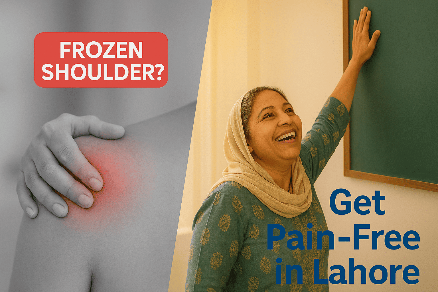 You are currently viewing Frozen Shoulder Treatment in Lahore: Complete 2025 Guide